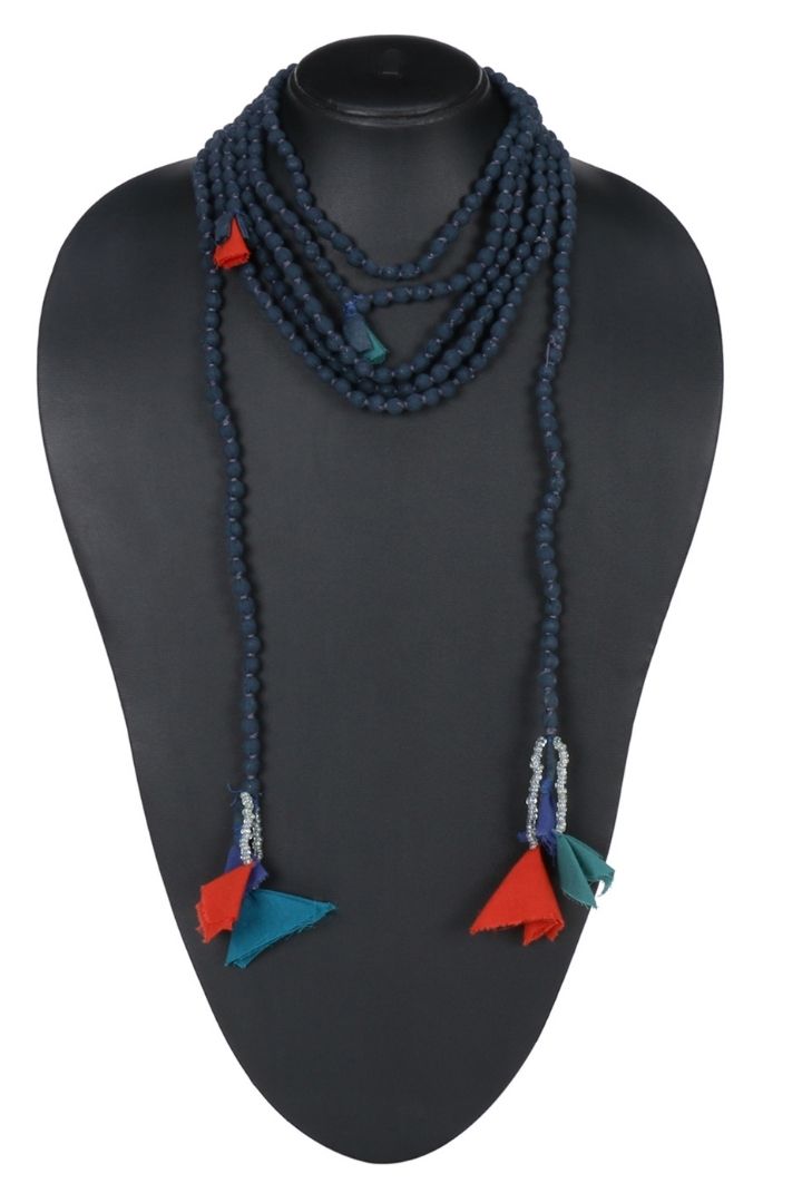 Divine Drapes Necklace by Bunko Junko: A stunning necklace with elegant, cascading details, perfect for a refined look.