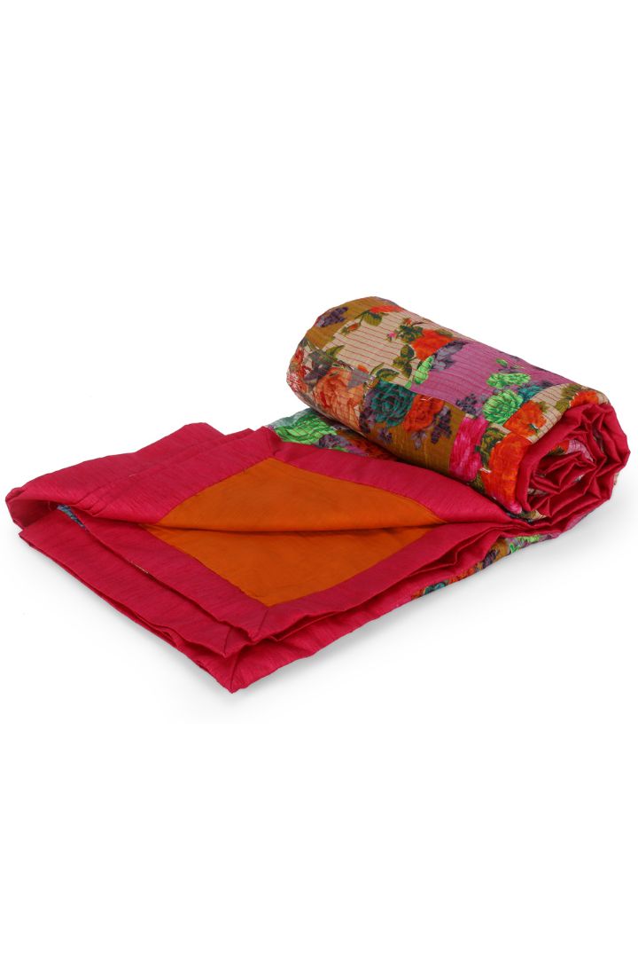 Feel Good Bed Spread - Sustainable Bed Spread made from Upcycled Textiles.