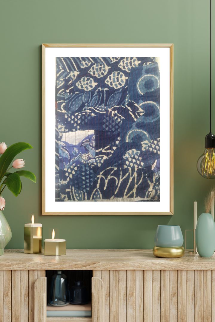 Kalamkari Tapestry Wall Art - Eco-friendly, Cultural Heritage Decor by Bunko Junko