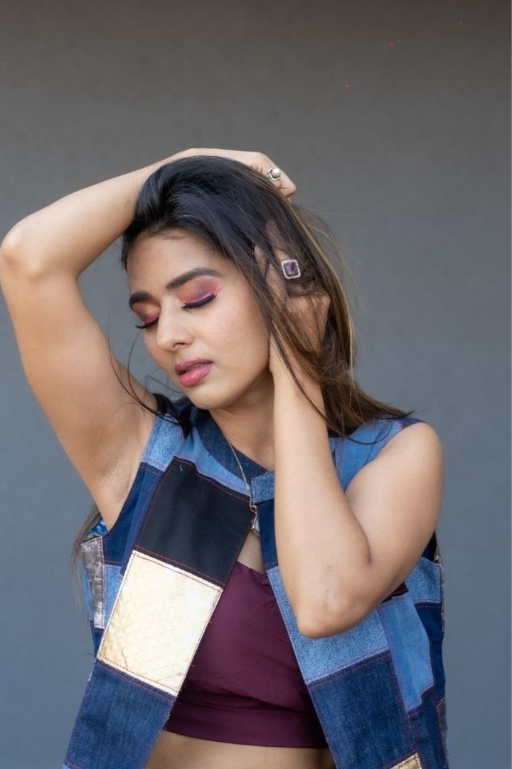 Linci Pinci Longline Denim Jacket: Effortlessly chic and versatile denim jacket for stylish outfits.