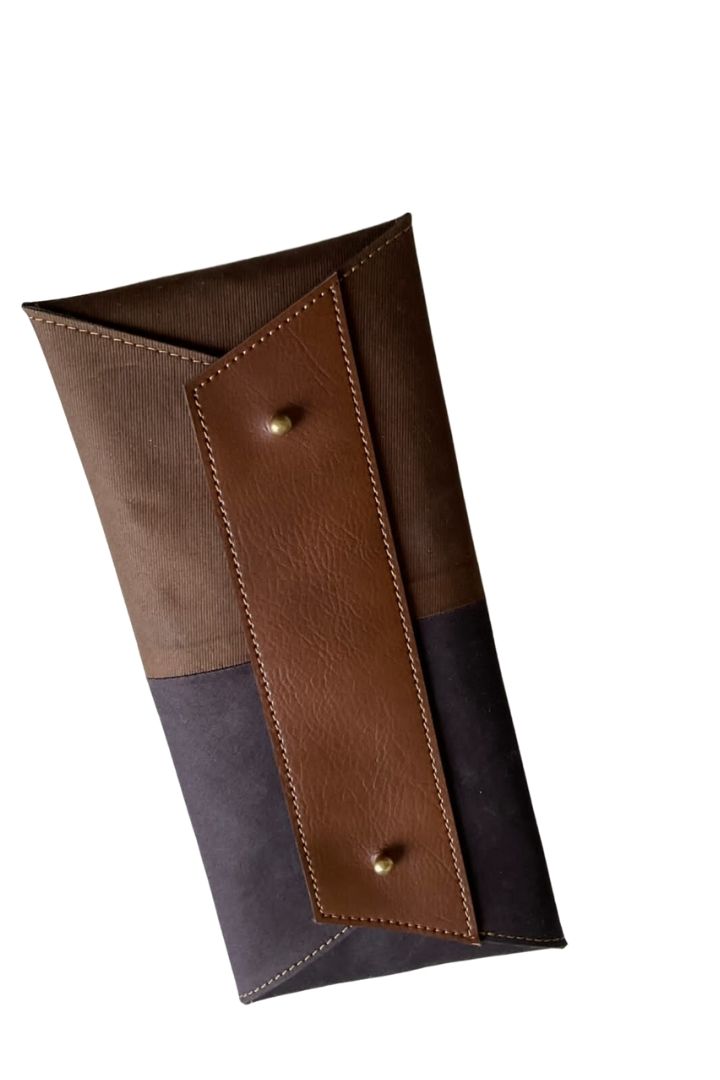 Passbook Prestige by Bunko Junko: An elegant passbook cover crafted from upcycled materials for a touch of sophistication.
