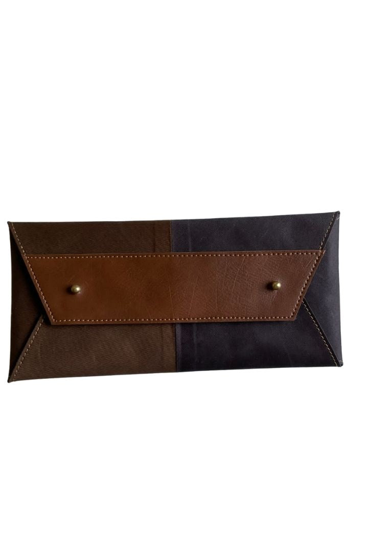 Passbook Prestige by Bunko Junko: An elegant passbook cover crafted from upcycled materials for a touch of sophistication.