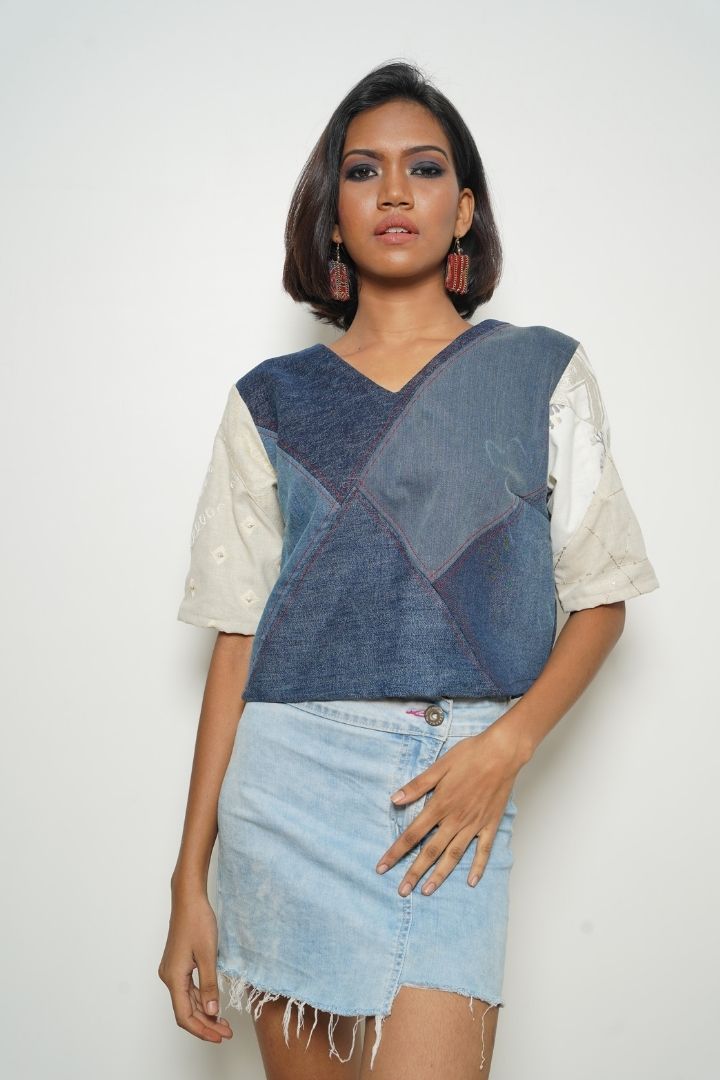 This Or That Denim Top: A versatile and stylish denim top for any occasion