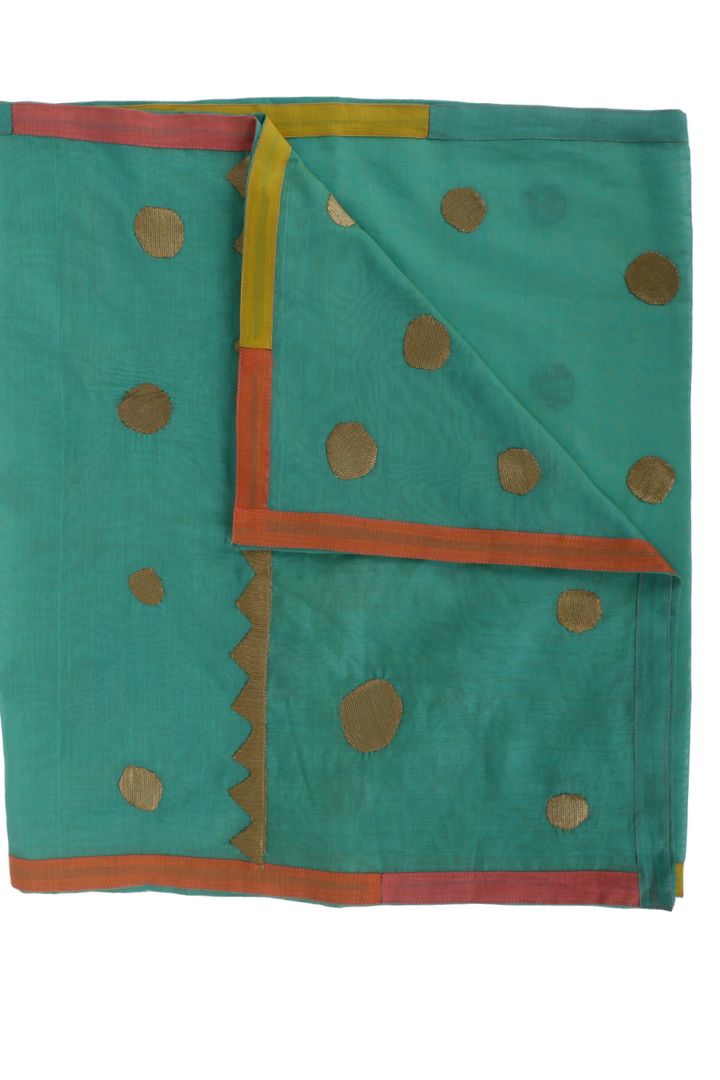 Vibrant Chanderi Stole: Stylish and colorful accessory for women's fashion.