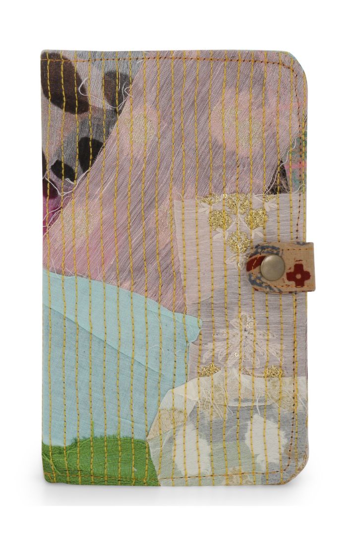 Upcycled Fabric Covered Diary: Sustainable and Stylish journal with a unique fabric cover.