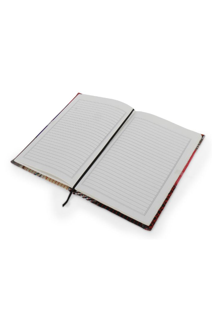 Upcycled Fabric Covered Diary: Sustainable and Stylish journal with a unique fabric cover