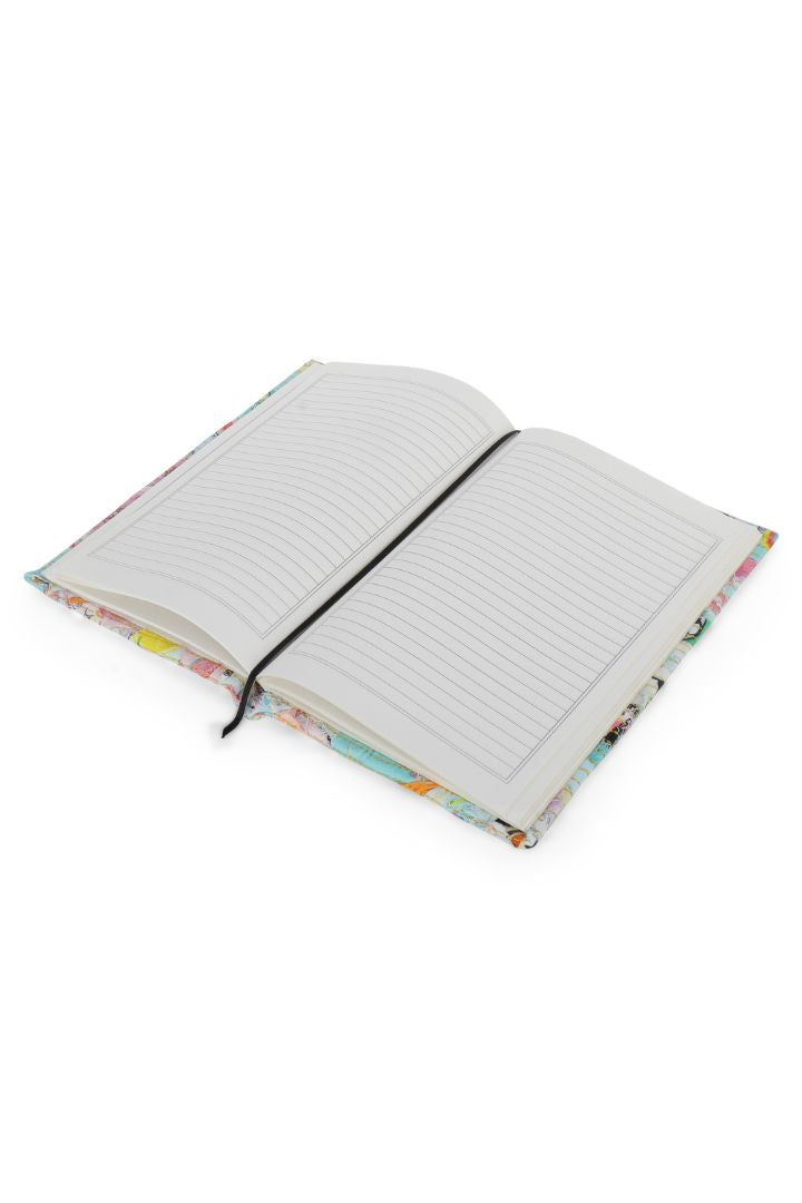 Upcycled Fabric Covered Diary: Sustainable and Stylish journal with a unique fabric cover.