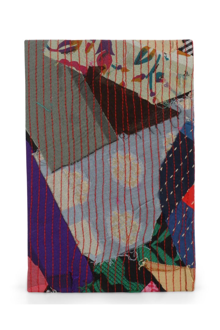 Upcycled Fabric Covered Diary: Sustainable and Stylish journal with a unique fabric cover