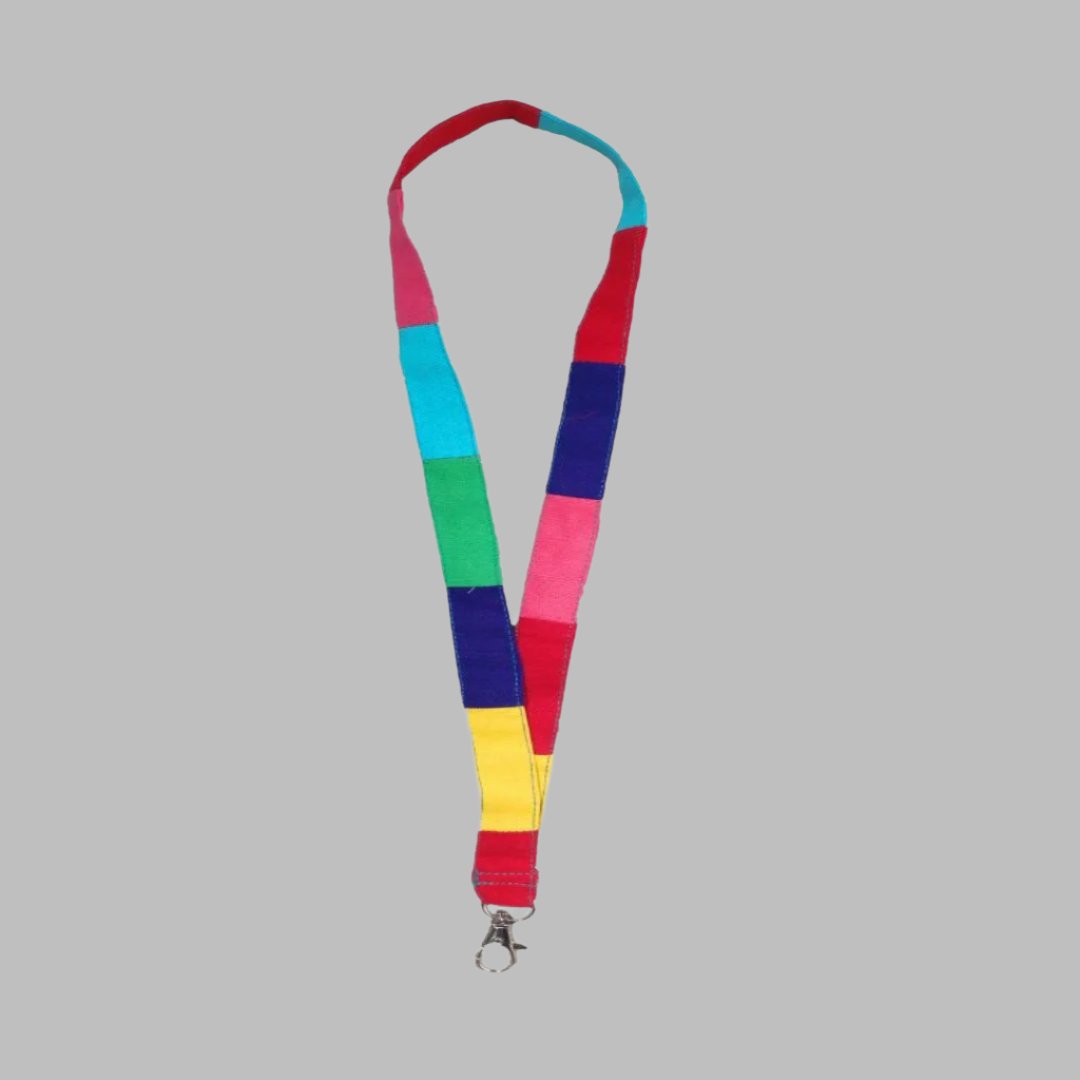 Bunko Junko Eco Lanyard: Sustainable and Stylish lanyard made with textile offcut.