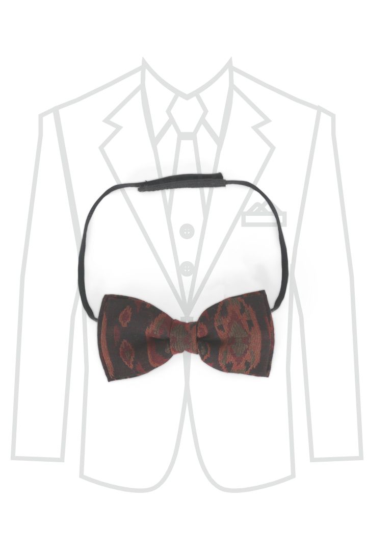 Bow Tie by Bunko Junko: A stylish bow tie crafted from upcycled fabric, perfect for adding a unique touch.