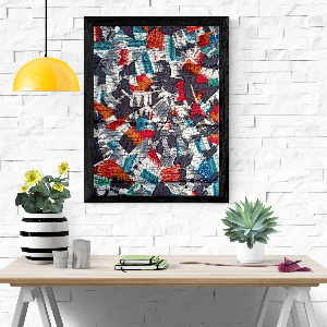 Archi Textile Wall Decor - Handcrafted Ikat Textile Wall Art by Bunko Junko