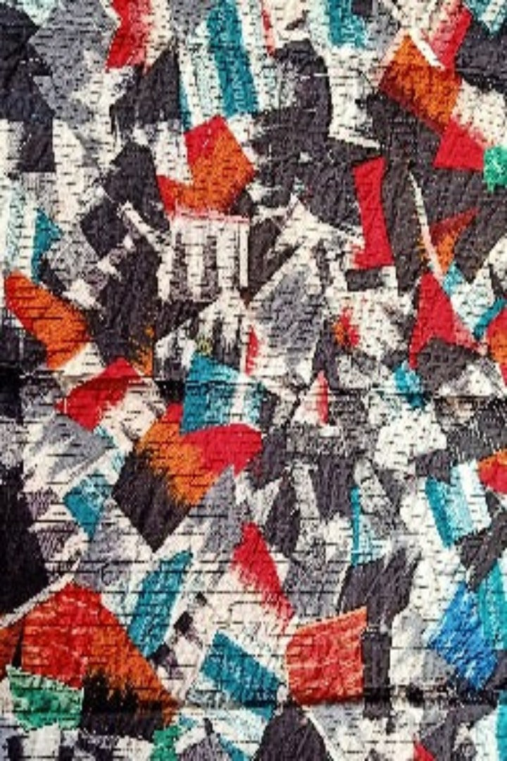 Archi Textile Wall Decor - Handcrafted Ikat Textile Wall Art by Bunko Junko