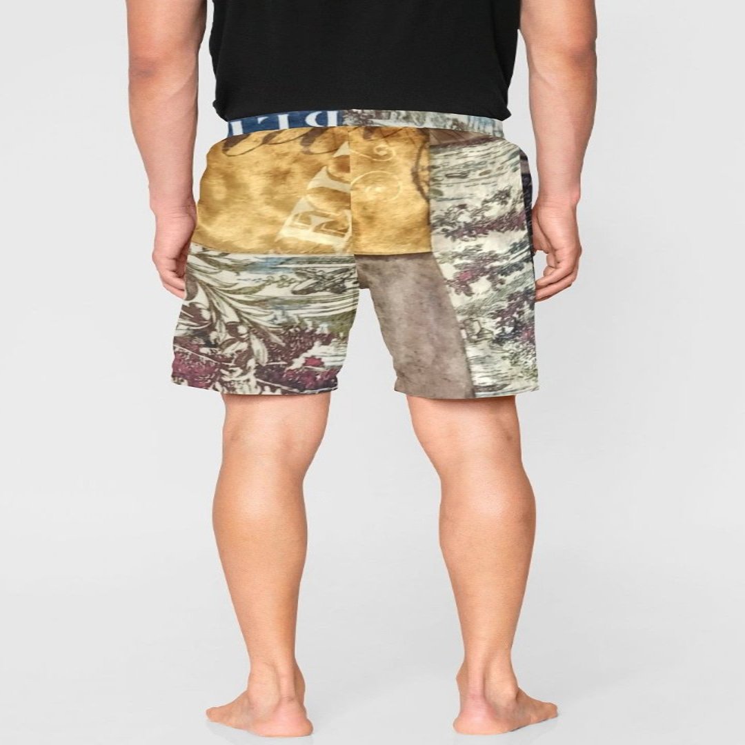 Mid Rise Shorts by Bunko Junko: Stylish, upcycled shorts offering a comfortable fit and casual look.