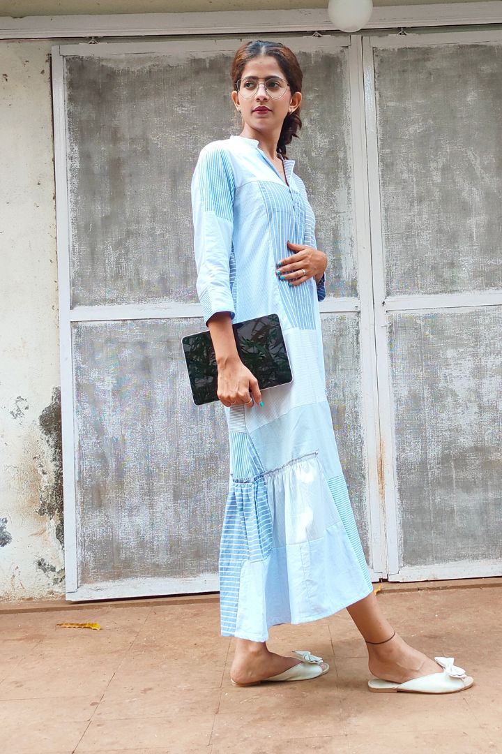 Cora Half Sleeve Linen Dress Tutorial – the thread