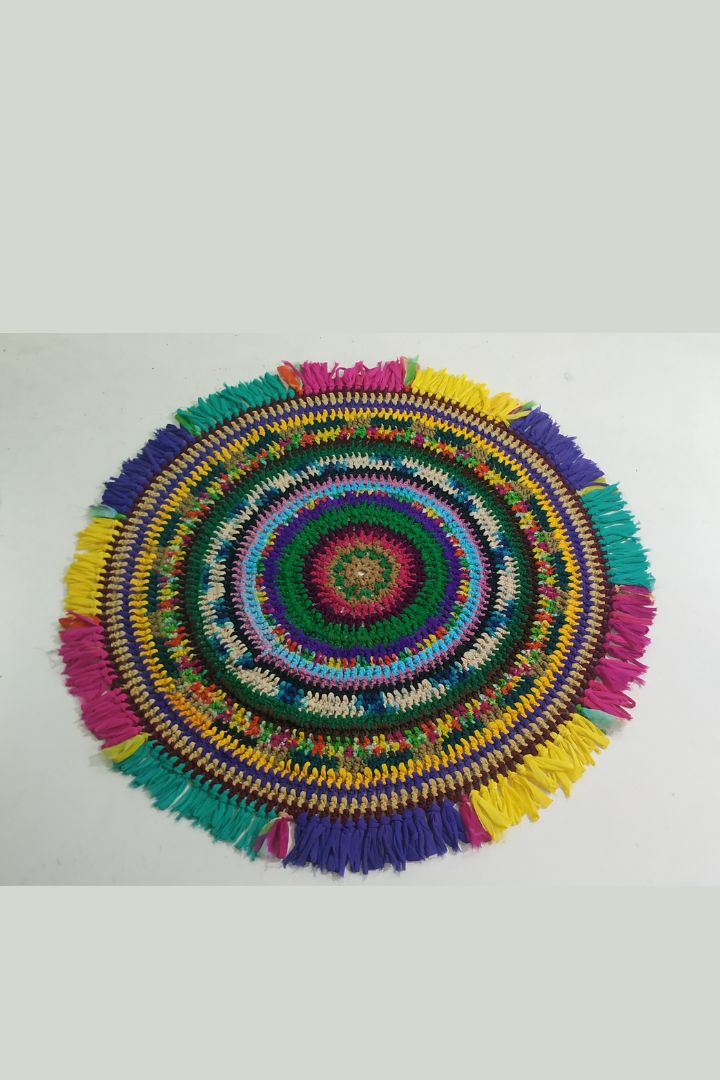 Handwoven Assorted Color Dupatta Stocklot Rug