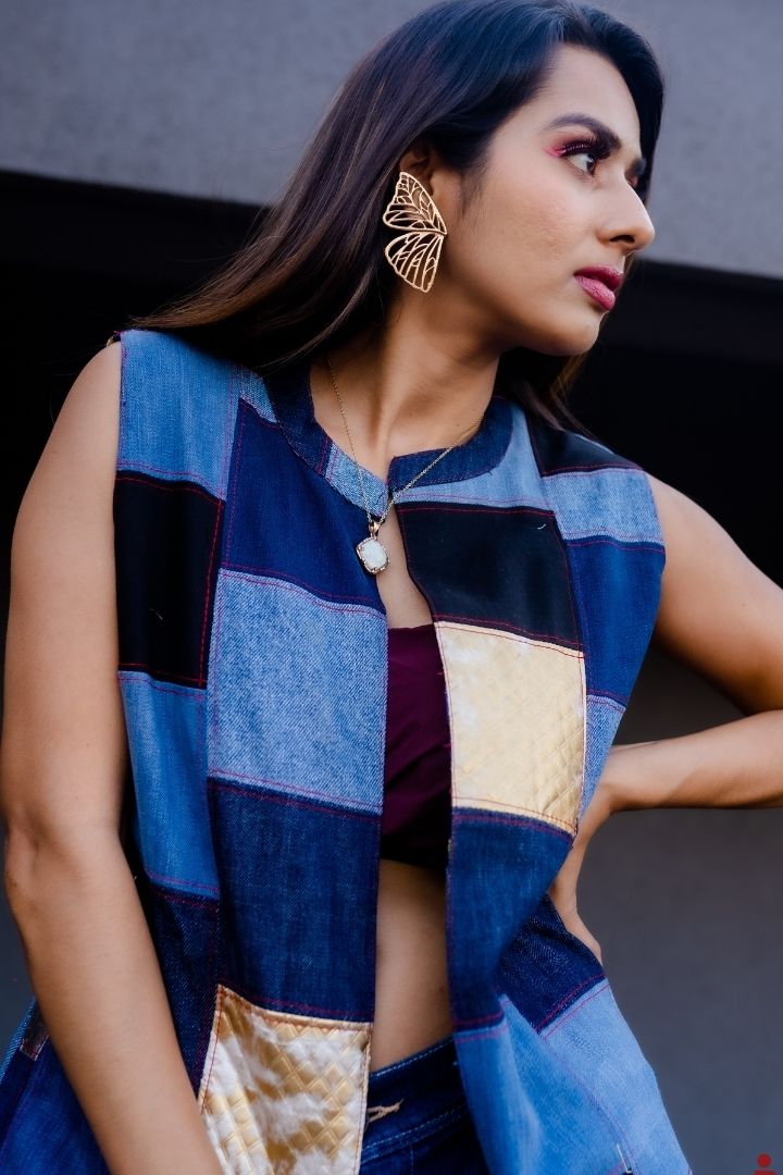 Buy pose india Women Kurti | Denim Kurti | Shirt Style Kurti | Cotton Kurti  | Latest Kurti (XX-Large) at Amazon.in