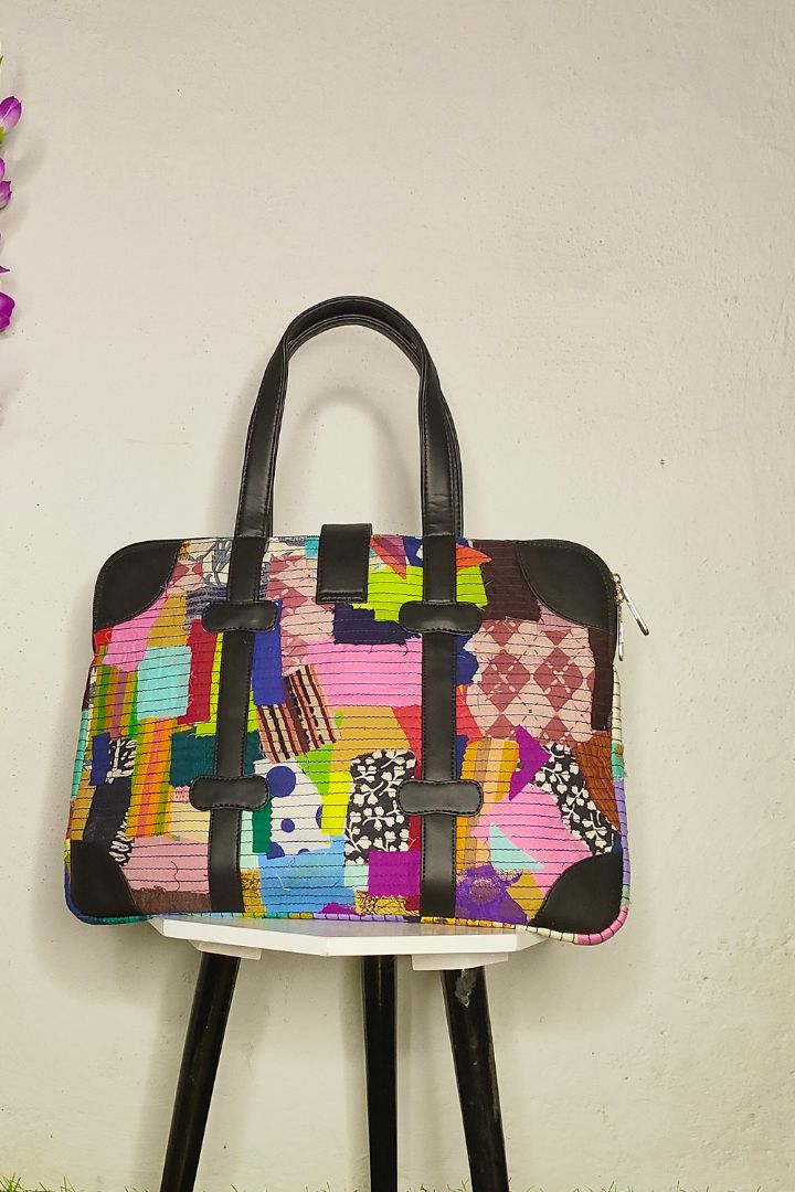 RePatch Laptop Bag - Stylish and Sustainable Bag made from Textile Scrap