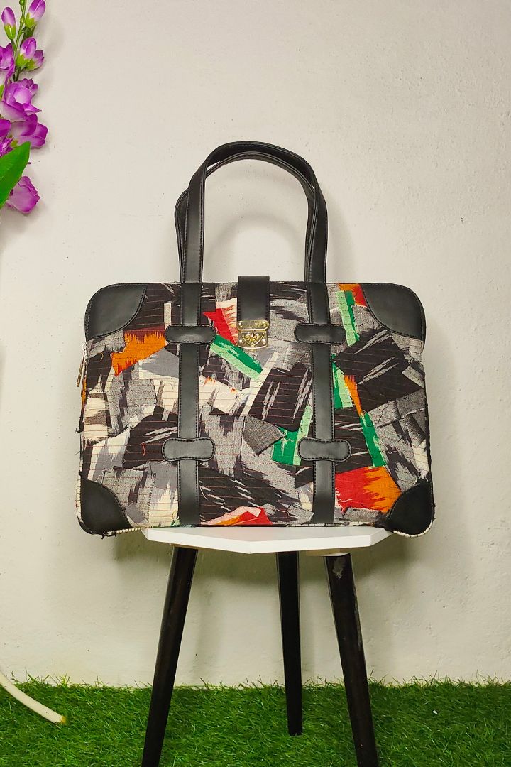 RePatch Laptop Bag - Stylish and Sustainable Bag made from Textile Scrap