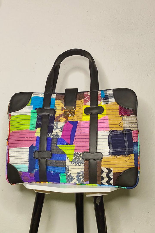 RePatch Laptop Bag - Stylish and Sustainable Bag made from Textile Scrap