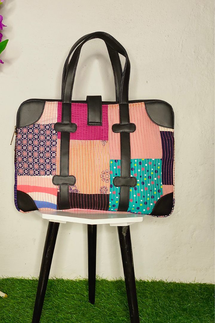 RePatch Laptop Bag - Stylish and Sustainable Bag made from Textile Scrap