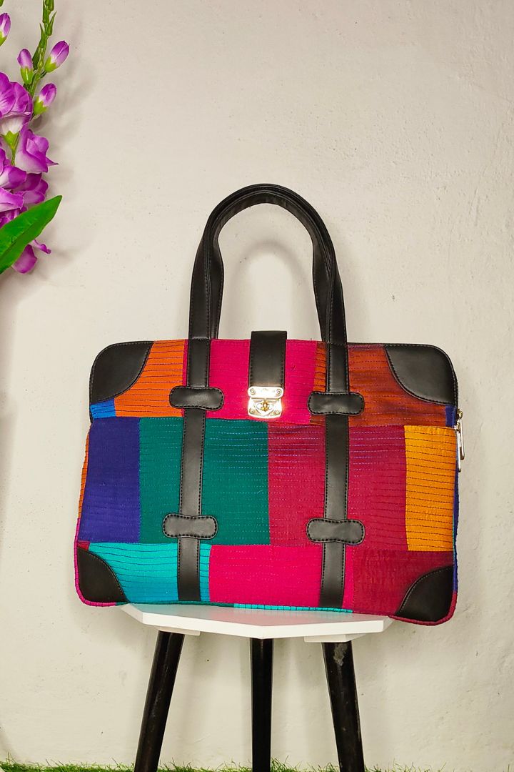 RePatch Laptop Bag - Stylish and Sustainable Bag made from Textile Scrap