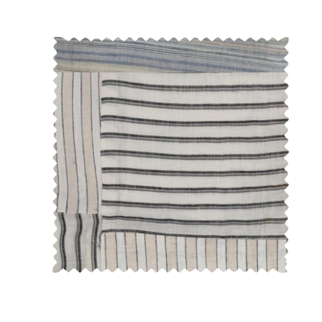 Striped Patchwork Shirt with a decent , mixed-pattern design.