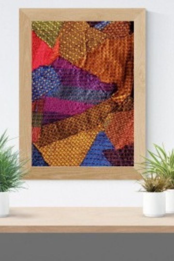 Way Q Fabric Wall Art Décor from khand textile
