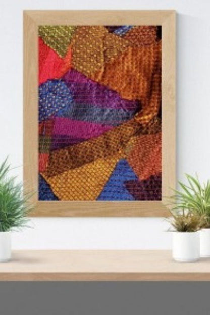 Way Q Fabric Wall Art Décor from khand textile