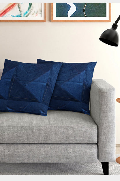 Handcrafted Denim Throw Pillow