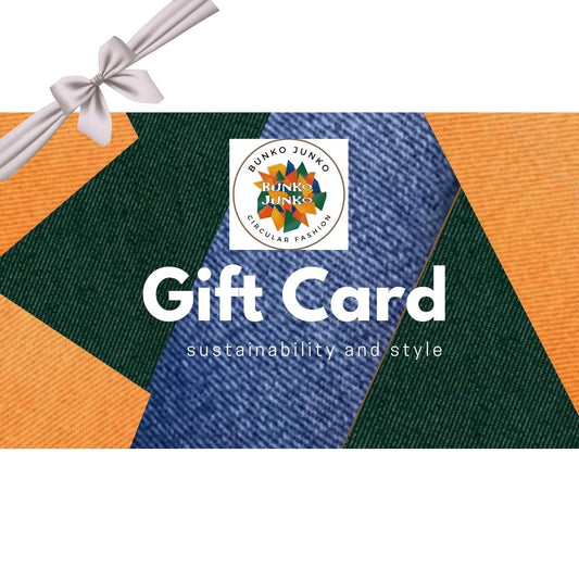 Bunko Junko Eco Gift Card - Sustainable and eco-friendly-corporate gift option