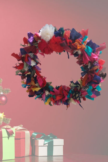 Eco-Chic Christmas Wreath