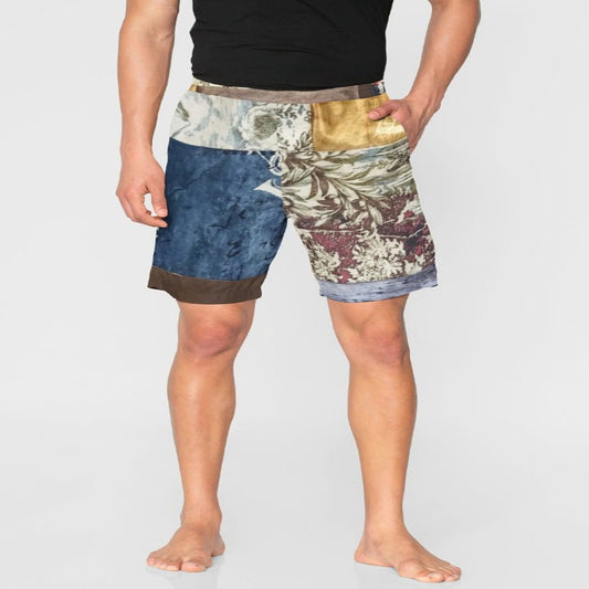 Mid Rise Shorts by Bunko Junko: Stylish, upcycled shorts offering a comfortable fit and casual look.